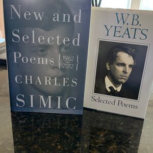 Charles Simic and W.B. Yeats Poetry Books